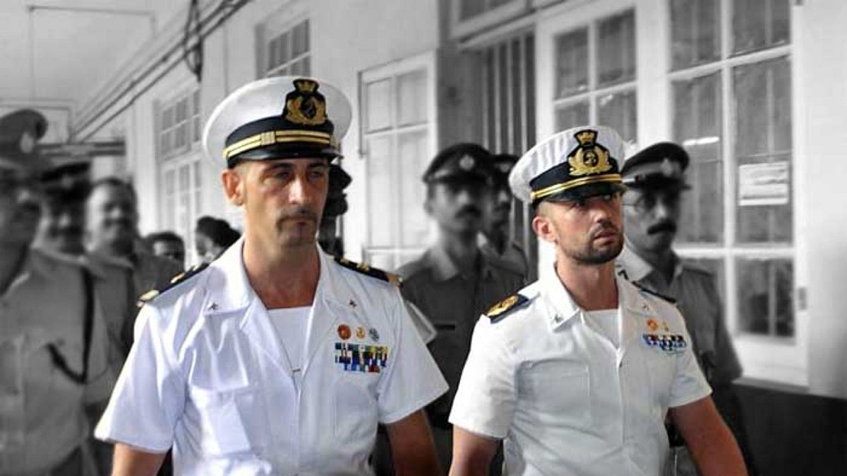 Massimiliano Latorre &amp; Salvatore Girone (Photo courtesy- Twitter)