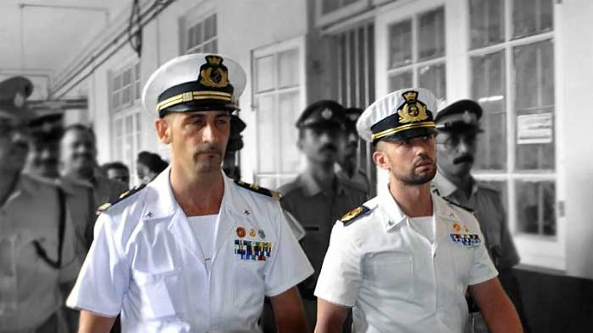 Massimiliano Latorre & Salvatore Girone (Photo courtesy- Twitter)