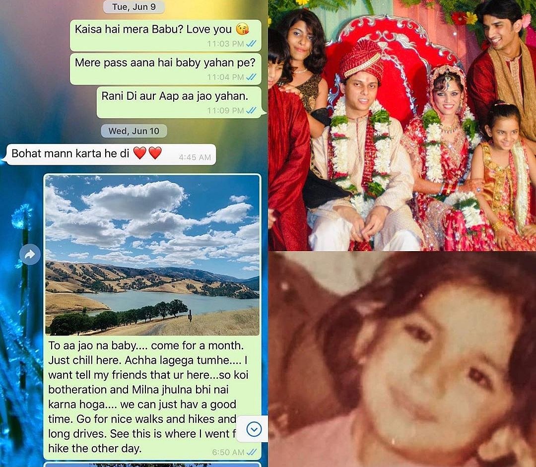 When Sushant bunked school to be with his sister