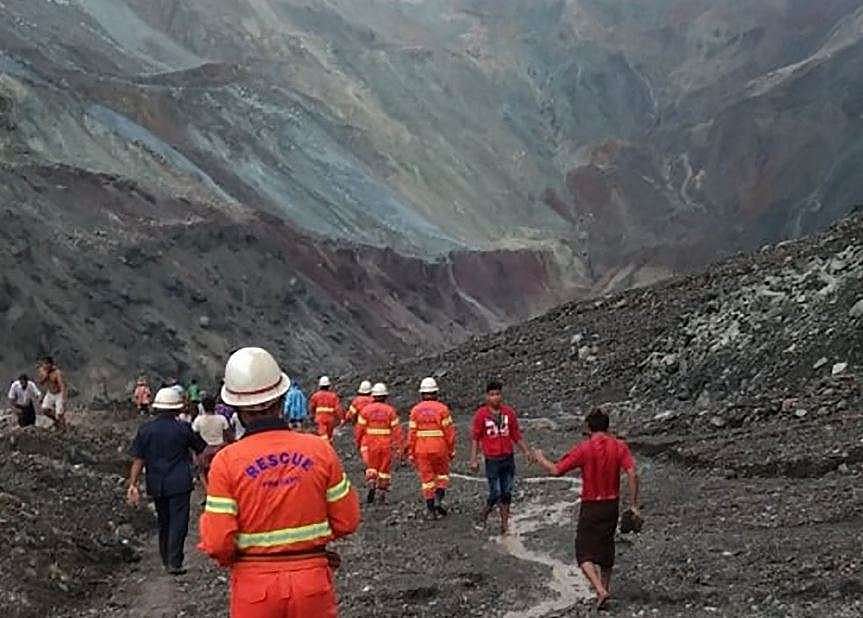 Myanmar jade mine landslide kills 113