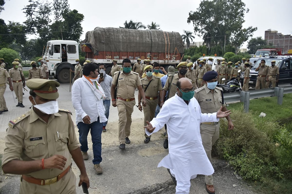 First anniversary of Sonbhadra killing: Ajay Lallu, Congress activists detained en route to Umbha village  
