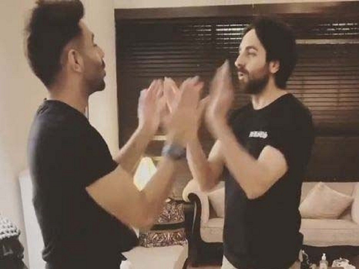 Ayushmann, Aparshakti relive childhood with game of ‘aao milo’