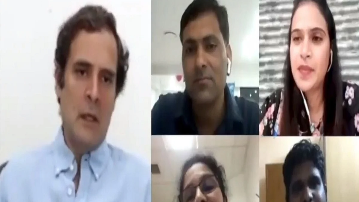 Rahul Gandhi assures nurses to raise compensation issue before govt
