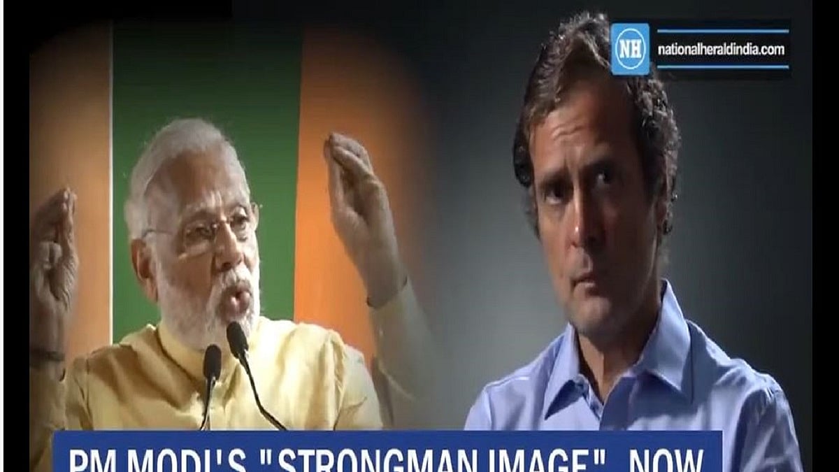 PM Modi’s “strongman image”, now India’s biggest weakness: Rahul Gandhi