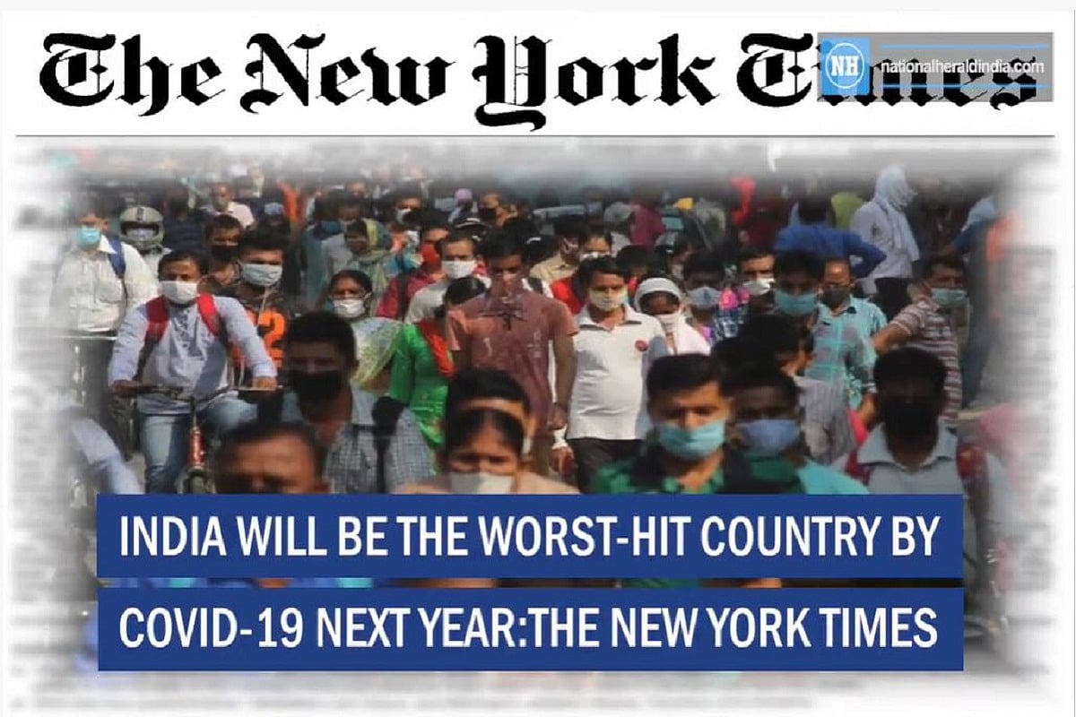 India will be the worst-hit country by COVID-19 next year: The New York Times
