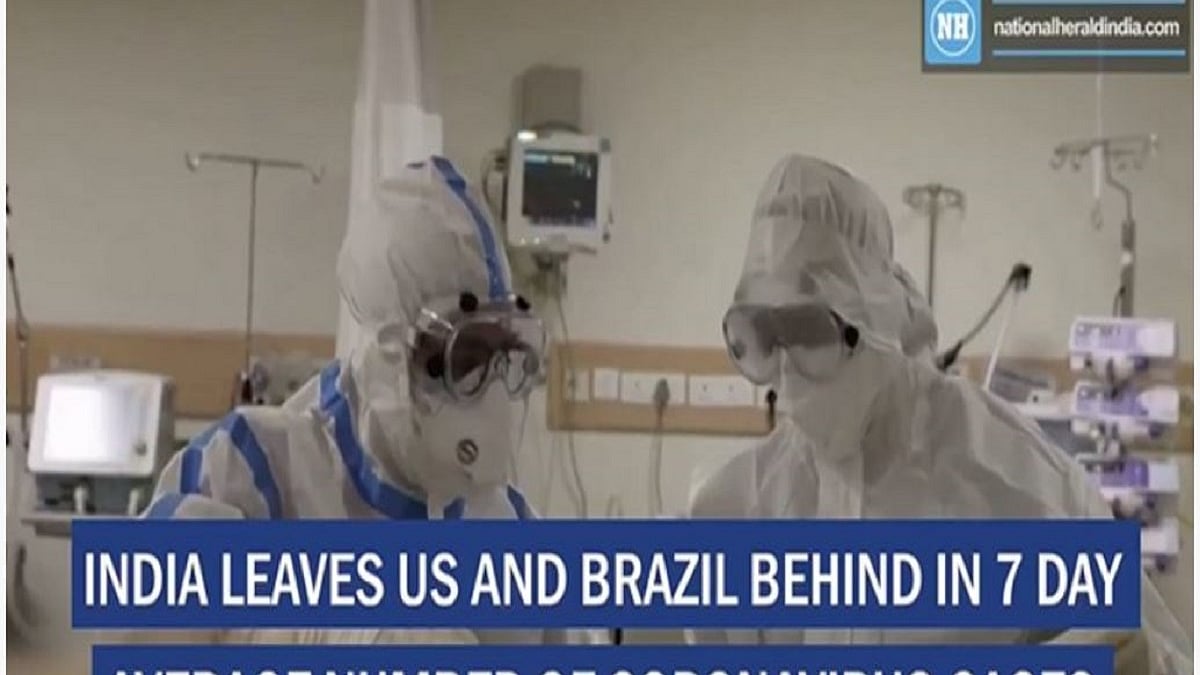 India leaves US and Brazil behind in 7 day average number of Coronavirus cases
