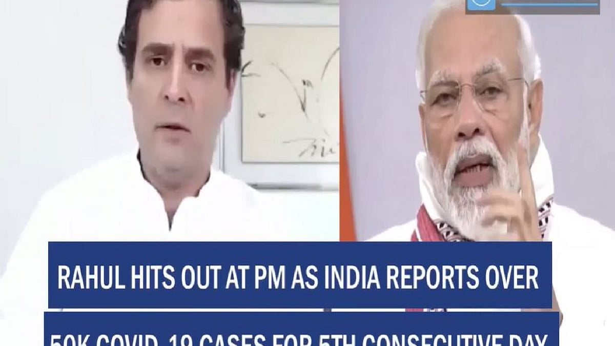 Rahul hits out at PM as India reports over 50K COVID-19 cases for 5th consecutive day