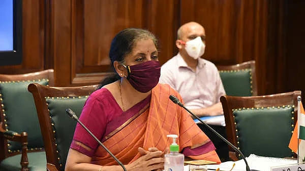 Finance Minister Nirmala Sitharaman (Photo courtesy: Twitter/ @BiIndia