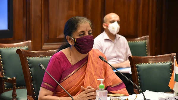 Finance Minister Nirmala Sitharaman (Photo courtesy: Twitter/ @BiIndia
