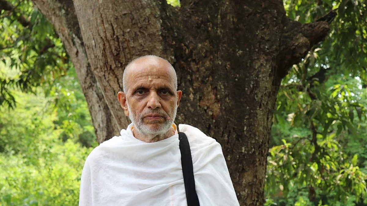 Priest Vijayendra, priest who fixed ‘bhumi pujan’ (Photo Courtesy: IANS)