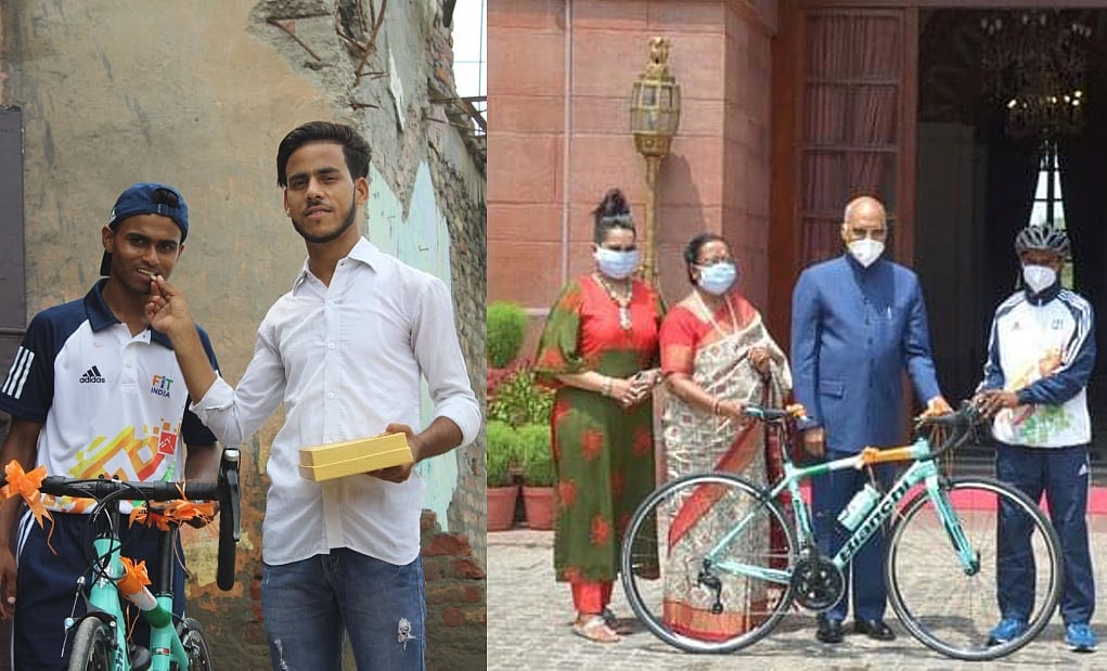 Heart-breaking! Cyclist Riyaz receives bike from President Kovind but can’t afford  two-time meals  