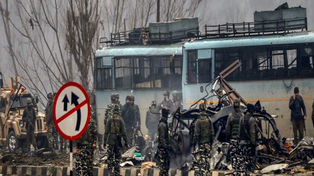 Pulwama attack (Photo Courtesy: PTI)