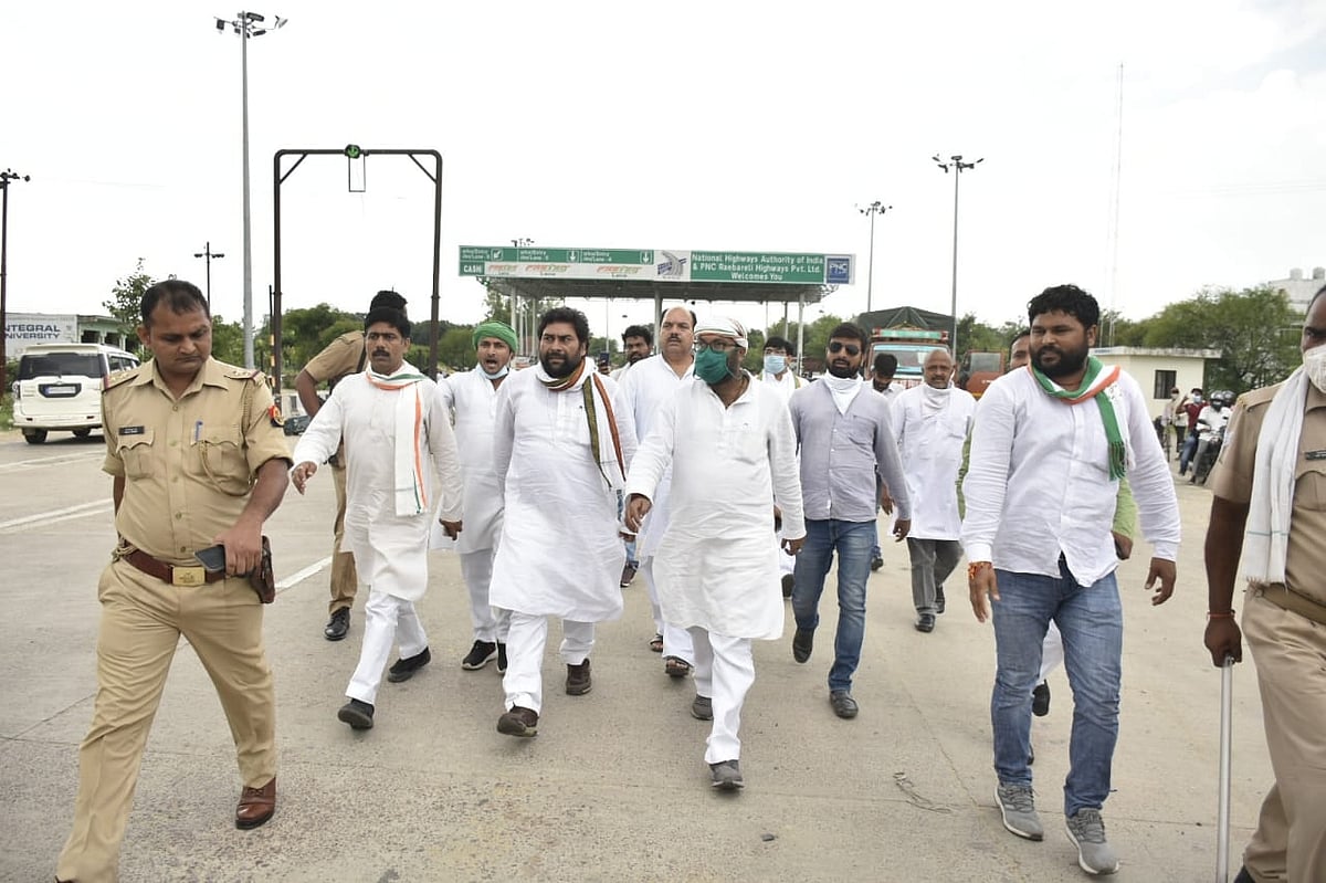 Uttar Pradesh Congress chief  Ajay Kumar Lallu detained yet again on way to meet deceased scribe’s family