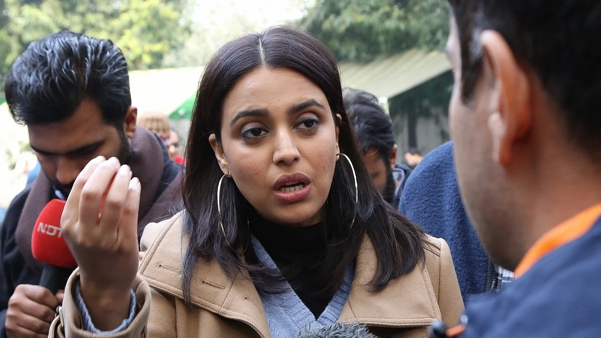Bollywood actress Swara Bhaskar (Photo Courtesy: IANS)