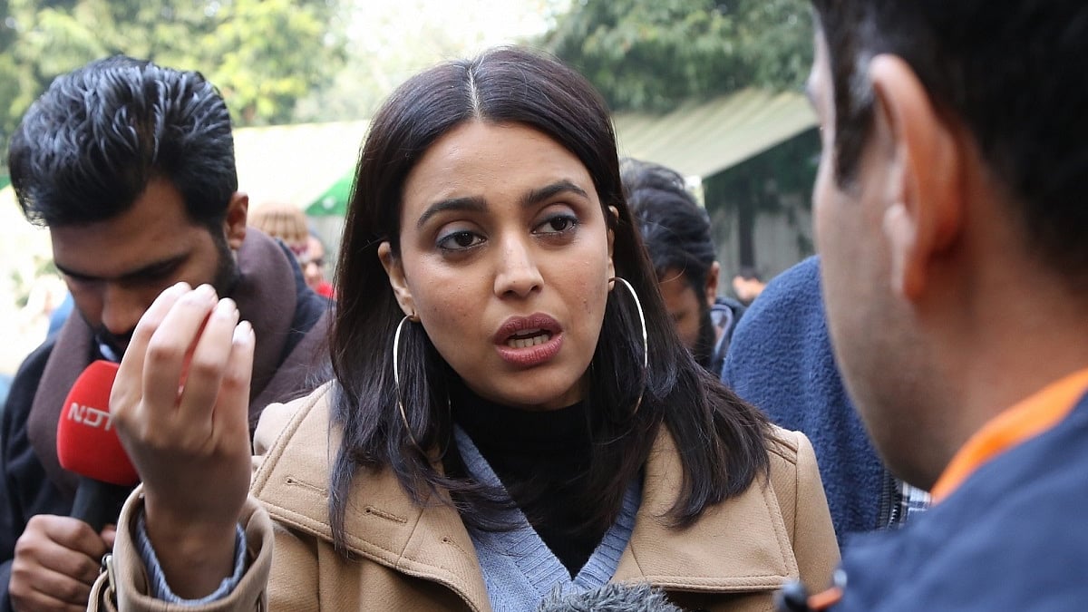 Bollywood actress Swara Bhaskar (Photo Courtesy: IANS)