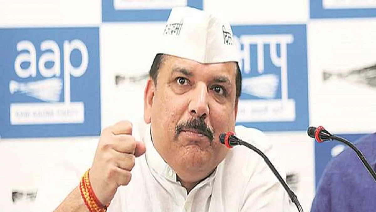 AAP leader and Rajya Sabha member Sanjay Singh