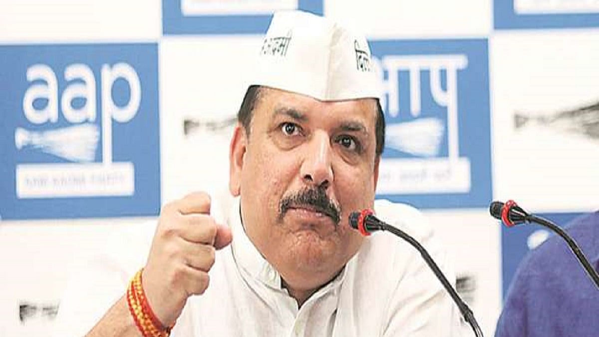 AAP leader and Rajya Sabha member Sanjay Singh