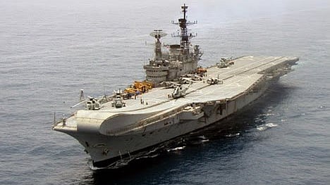 Emotional moment for navy veterans: ‘Viraat’ sets sail for Gujarat, to be dismantled and sold as scrap