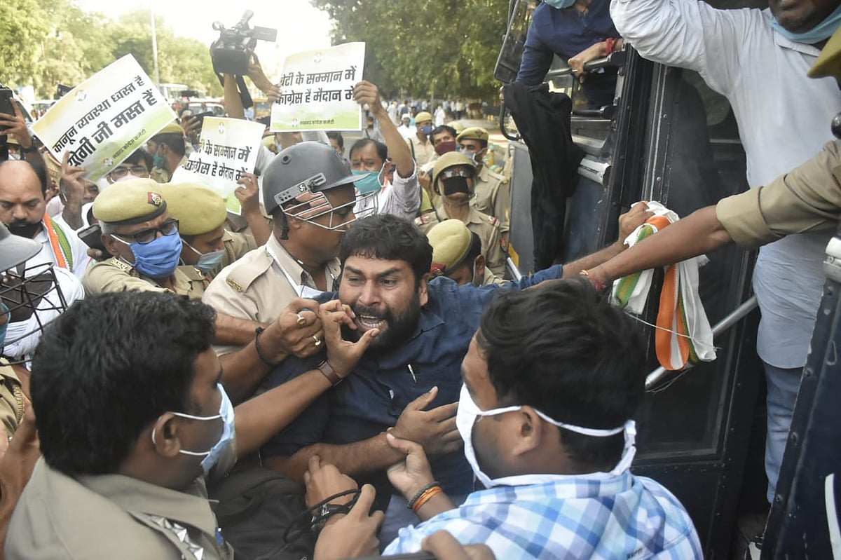 From Delhi to Lucknow, Congress holds protests following death of Hathras gang rape victim