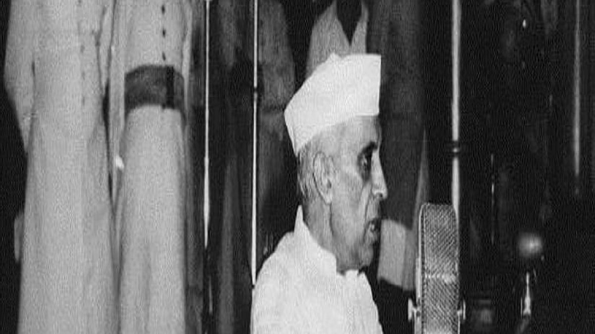 India’s first Prime Minister Jawaharlal Nehru <a href="https://api.whatsapp.com/send?text=https%3A%2F%2Fwww.nationalheraldindia.com%2Fblog%2Fnehrus-word-the-congress-party"></a>