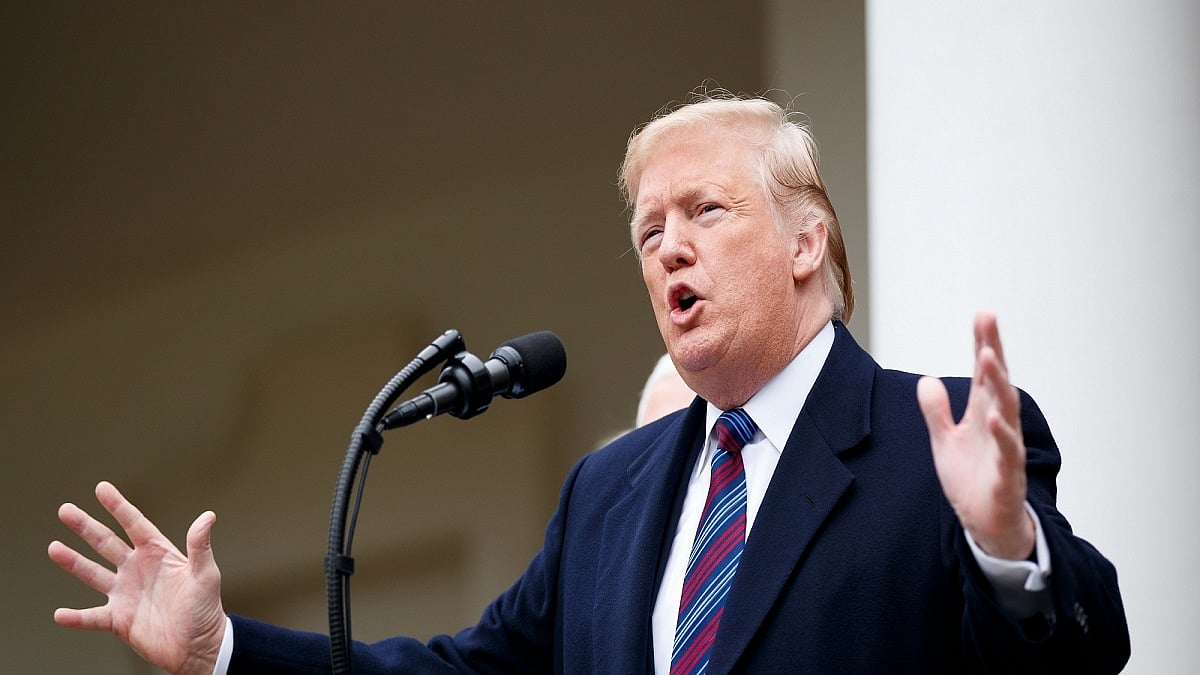 US President Donald Trump (Photo Courtesy: IANS)