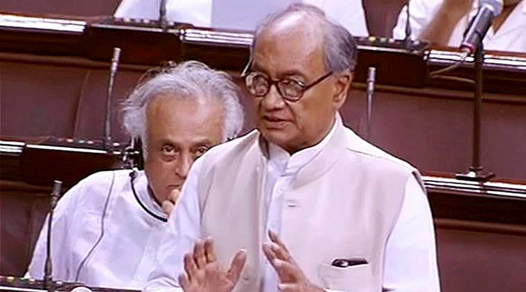 Digvijay raises scarcity of oxygen for COVID patients in Rajya Sabha