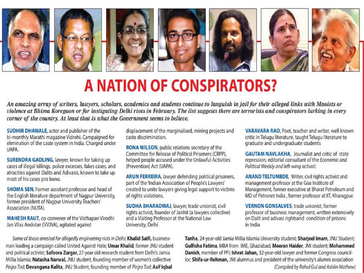 India is now a paranoid ‘Police State’ with conspirators lurking everywhere