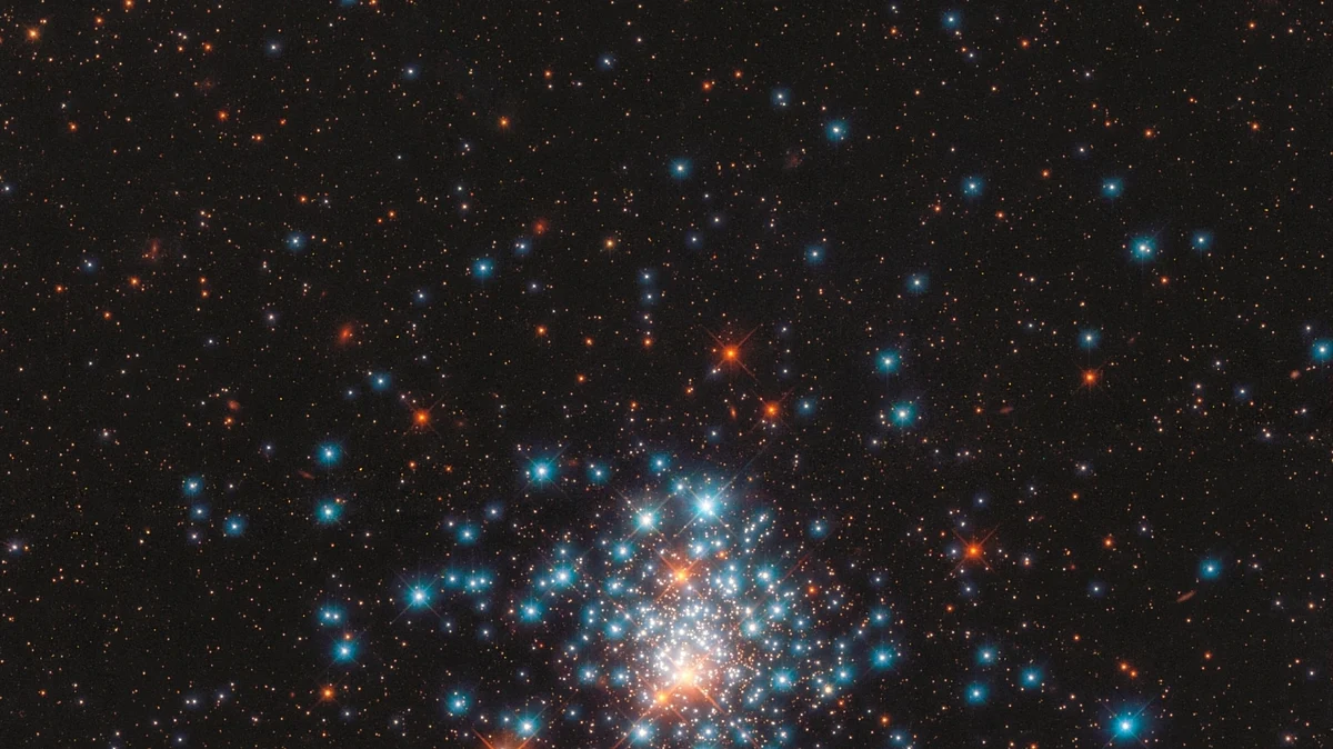 New Hubble image shows colourful stars packed close together