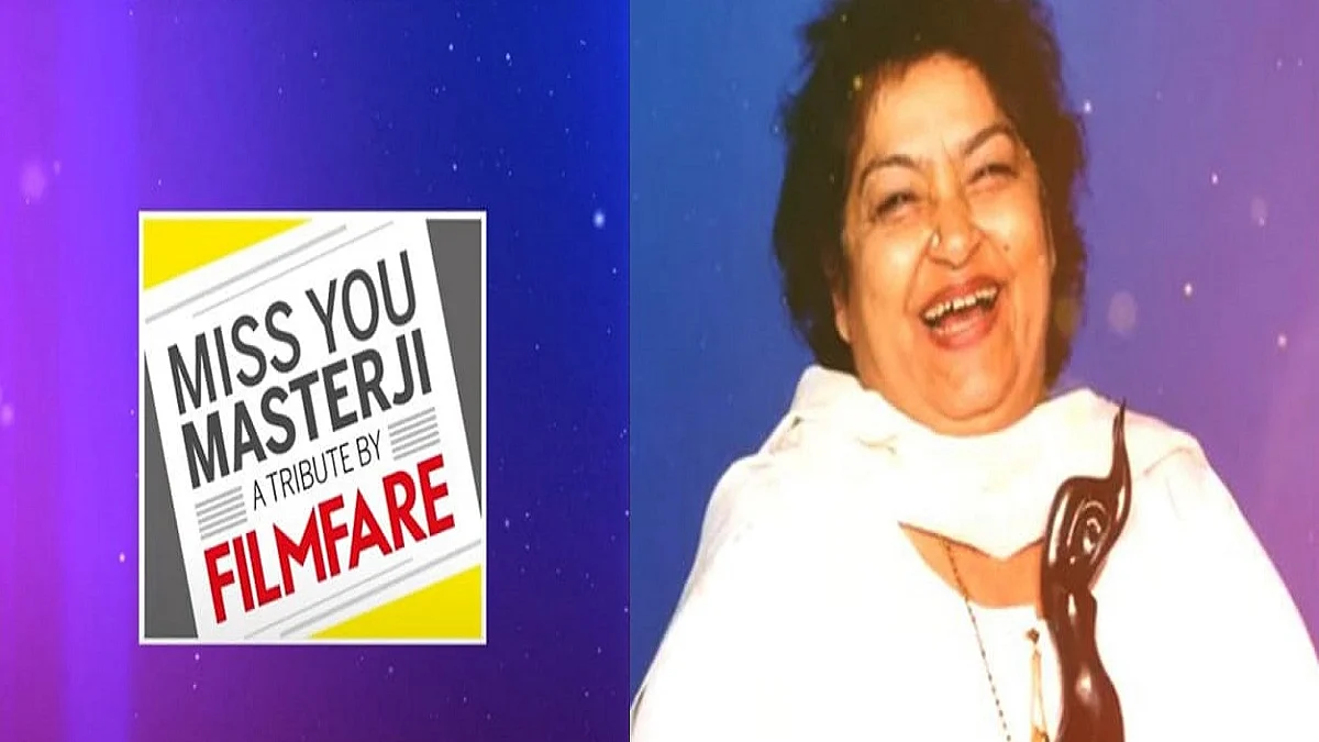 This Teacher’s Day, Filmfare pays a heartfelt tribute to ‘Masterji’ Saroj Khan