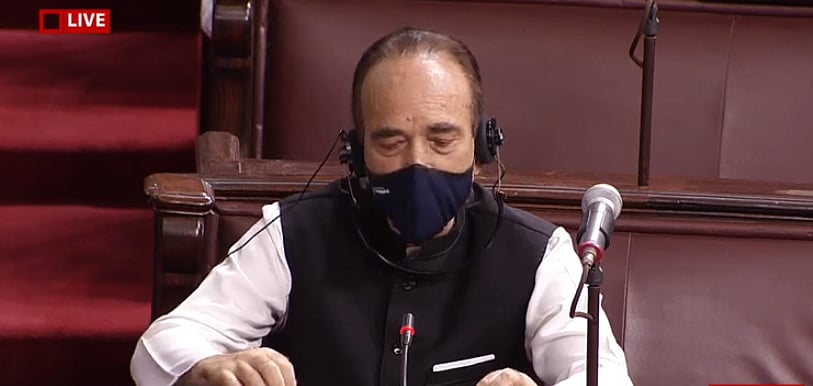 Ghulam Nabi Azad in RS raises doubts over govt’s intention to give full statehood to J&K