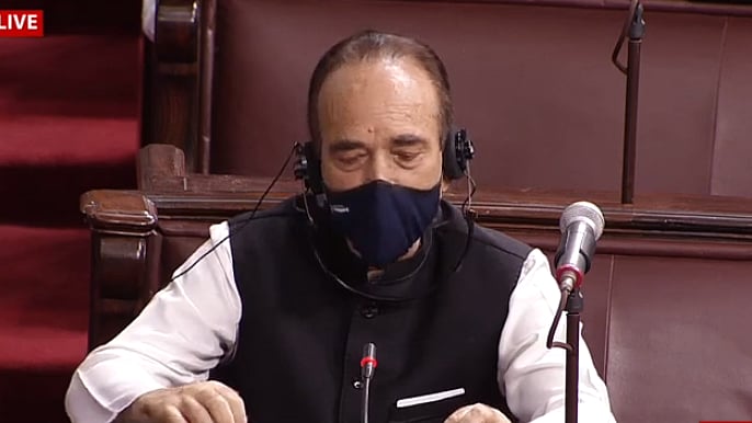 Ghulam Nabi Azad in RS raises doubts over govt’s intention to give full statehood to J&K