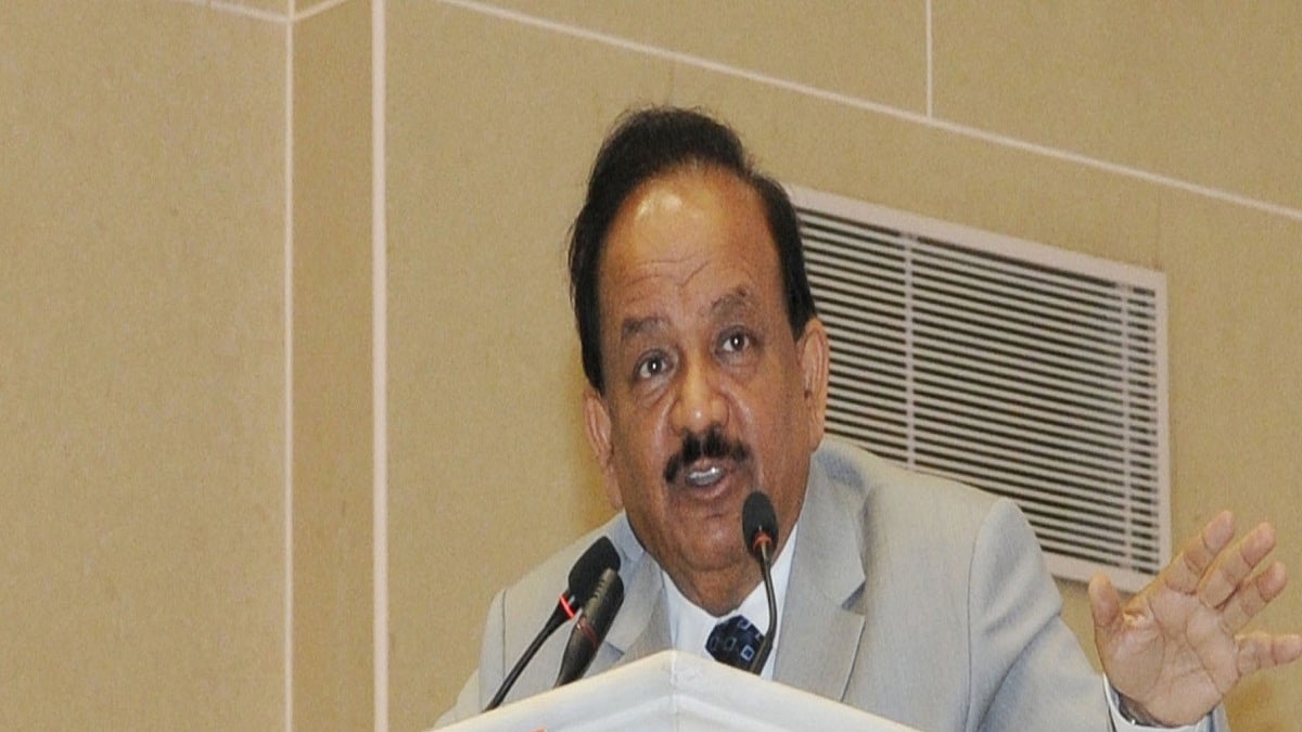 Union Health Minister Harsh Vardhan (Photo Courtesy: IANS)