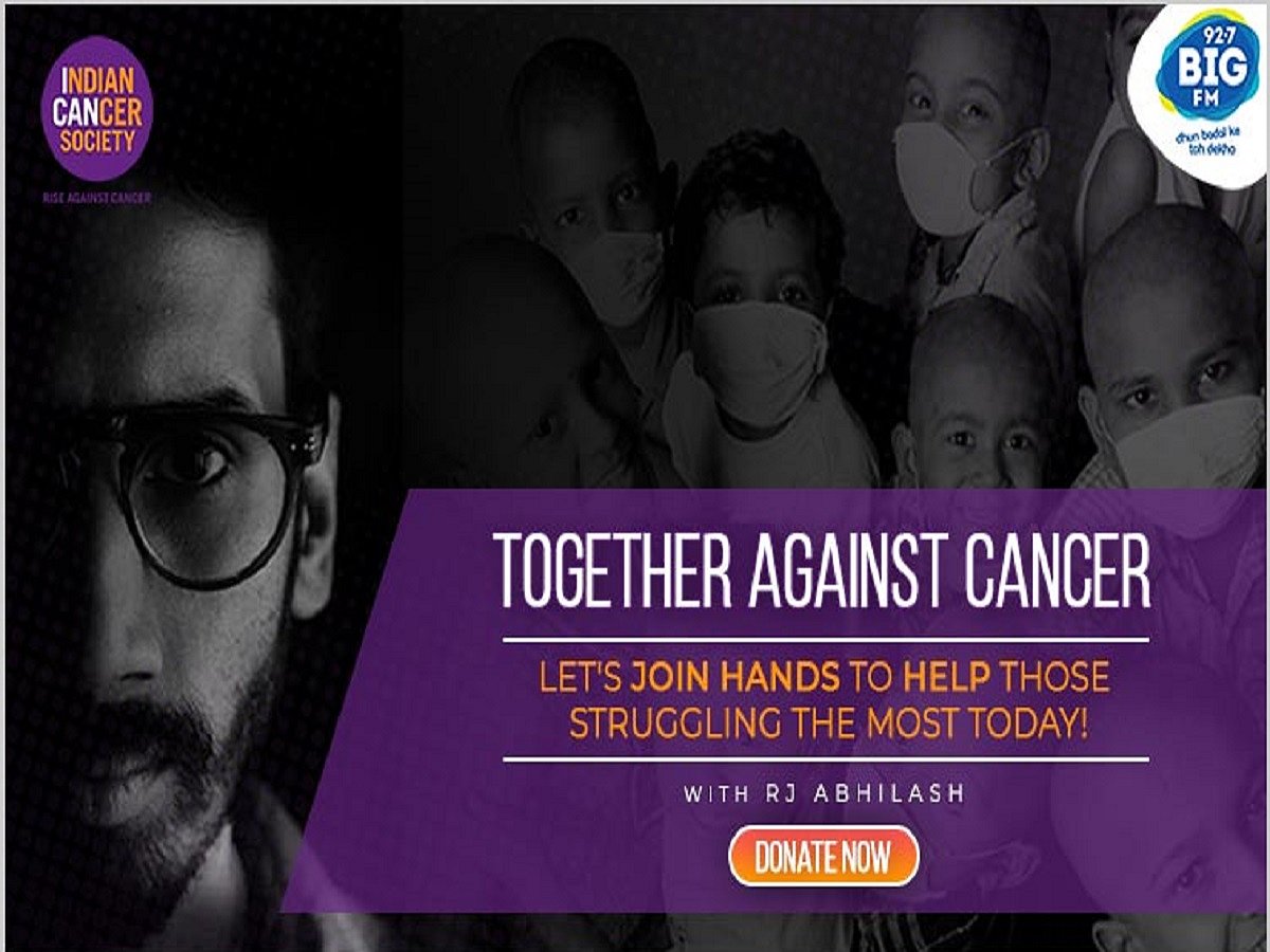 Big FM associates with Indian Cancer Society once again for its campaign ‘Together against Cancer’