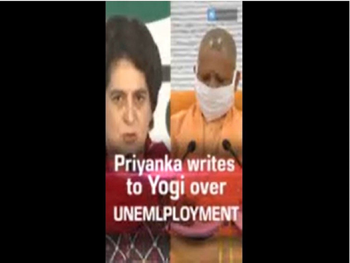 Priyanka writes to Yogi over unemployment