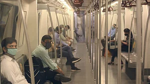 92 fined for violating COVID norms aboard Delhi Metro