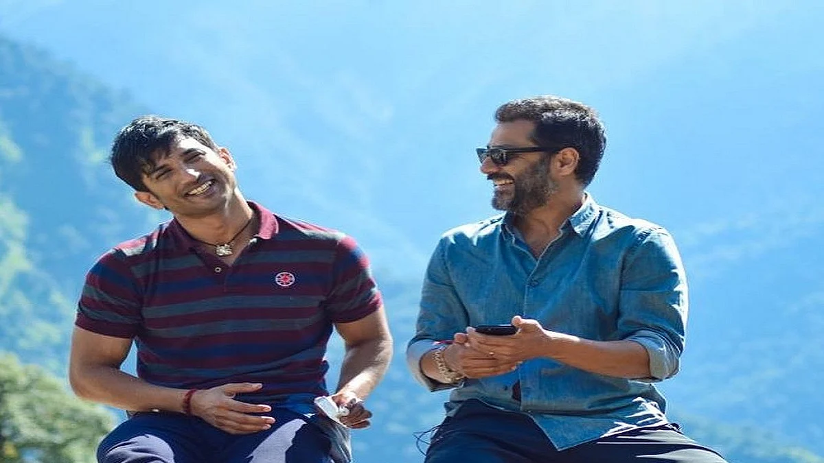 Director Abhishek Kapoor with Sushant Singh Rajput