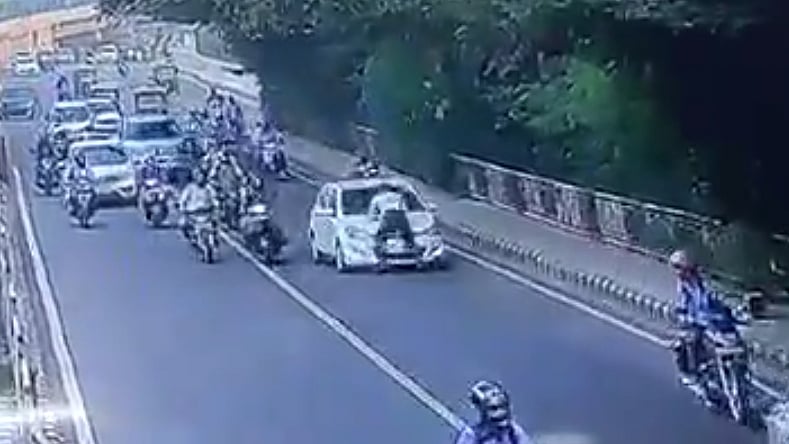 Traffic cop dragged on car bonnet, student held for attempt to murder