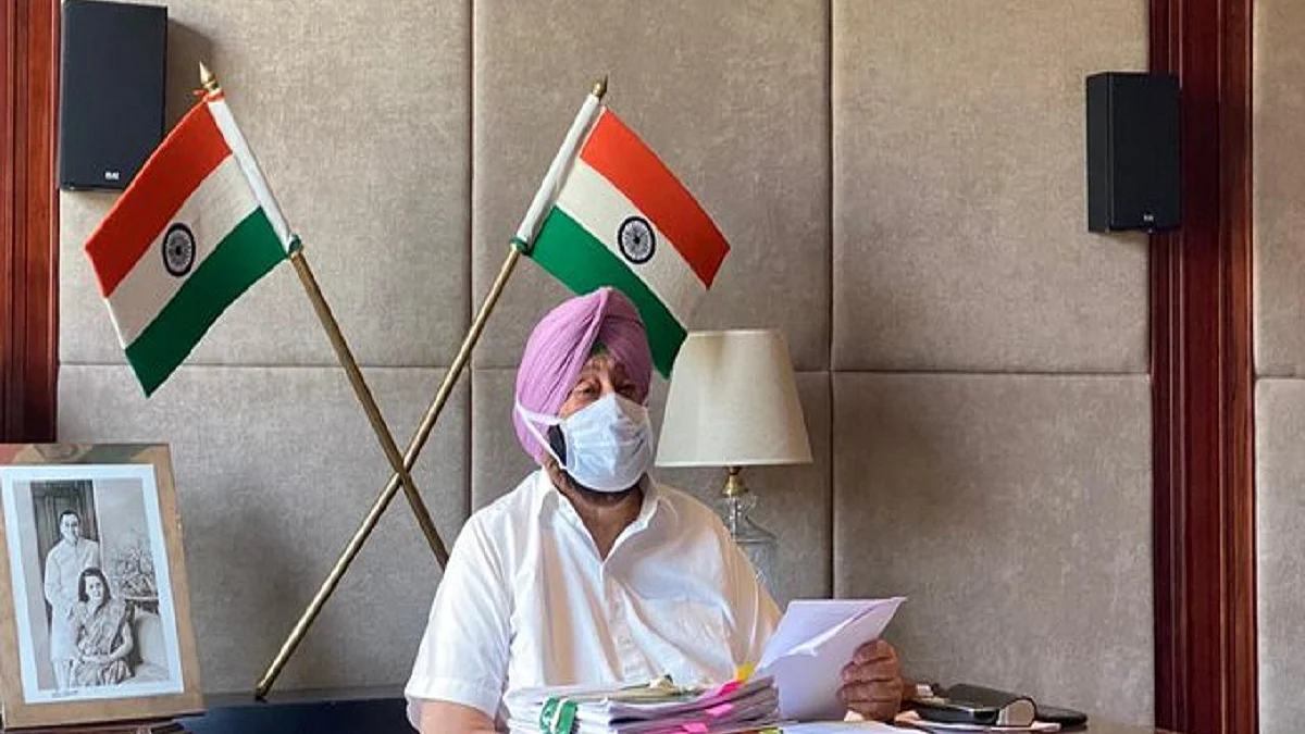 File photo of Punjab Chief Minister Capt Amarinder Singh