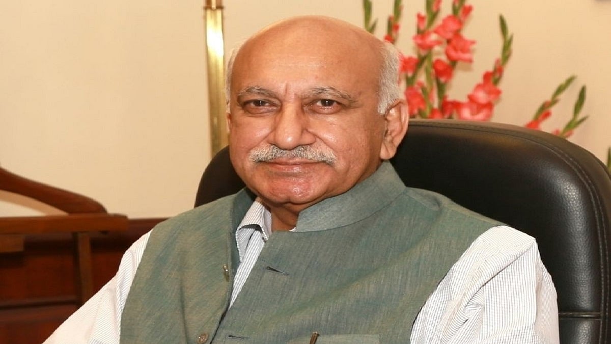 Former Union Minister MJ Akbar (Photo Courtesy: IANS)