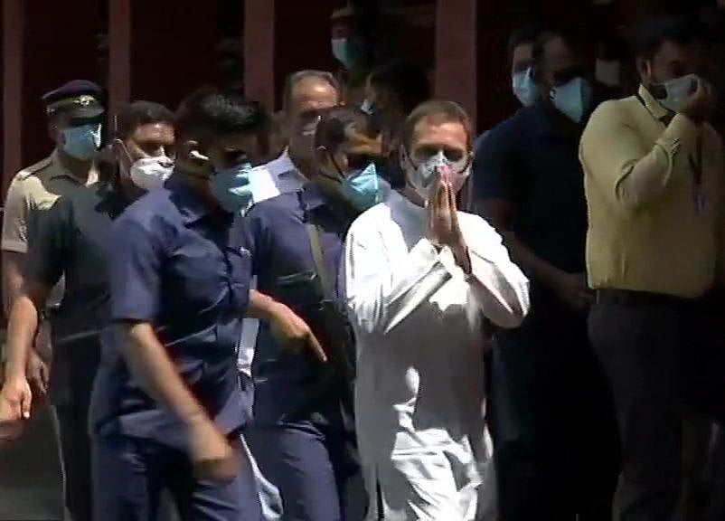 Rahul Gandhi attends COVID Review meeting at Malappuram