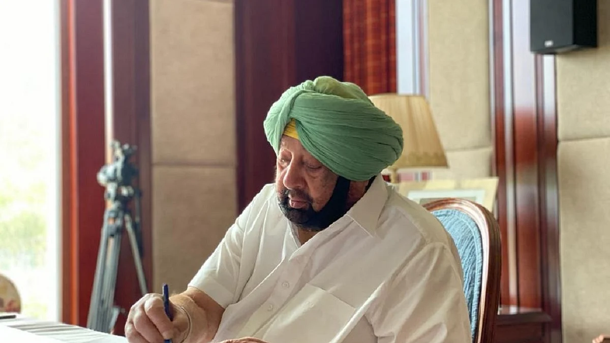 Punjab CM Amarinder Singh (Photo Courtesy: IANS)