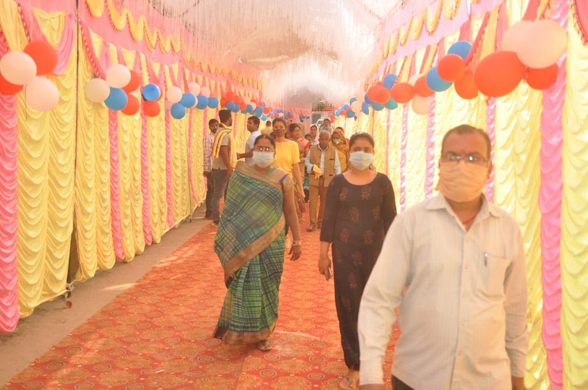 Bihar Election 2020 voting LIVE Updates: Polling underway for Phase 1, Voter turnout of 46% recorded till 3 pm