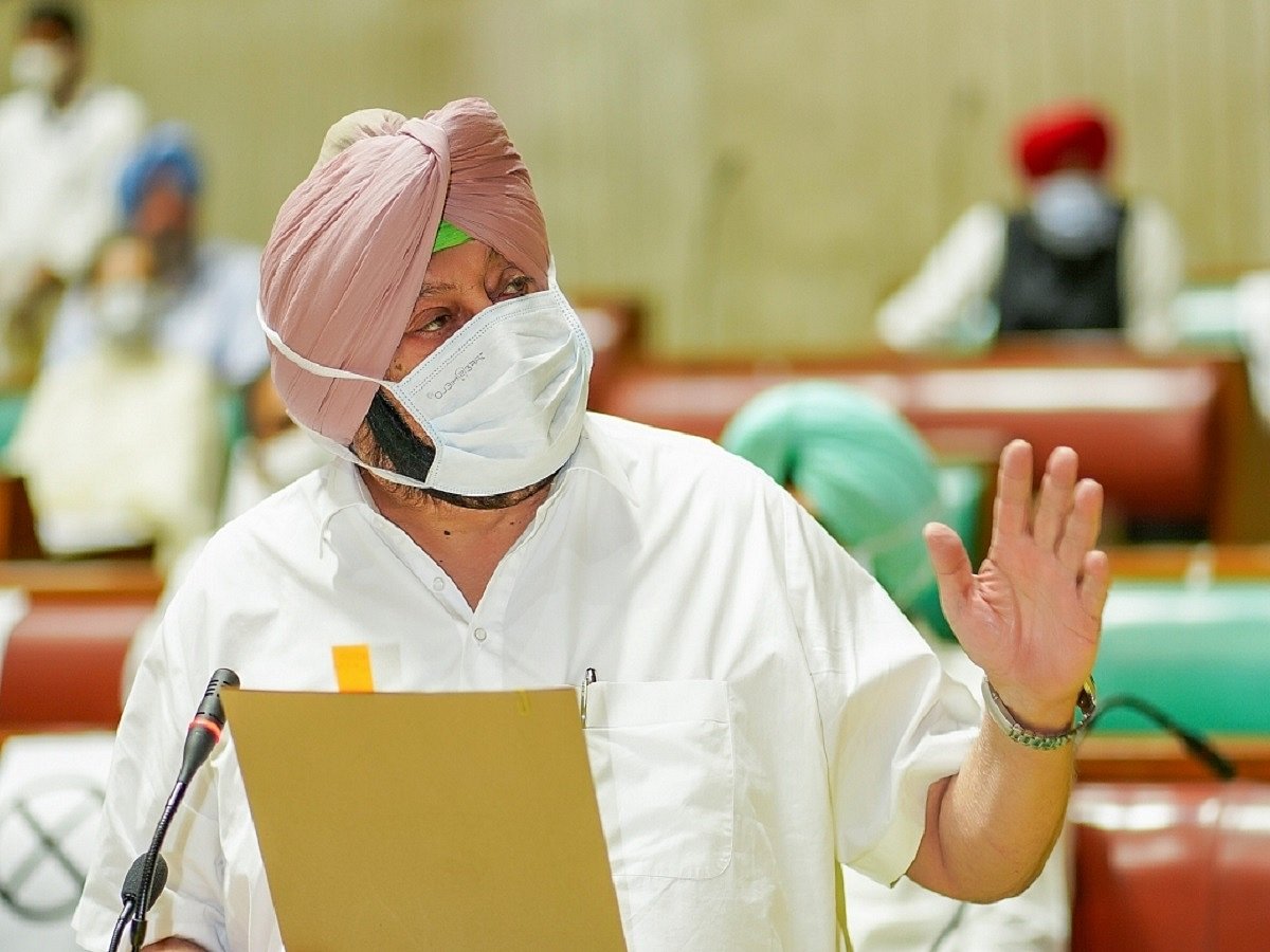  Punjab Chief Minister Amarinder Singh (Photo Courtesy: IANS)