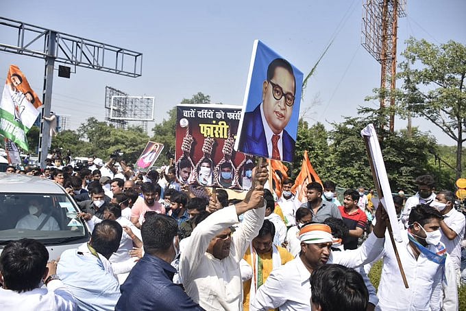 Reign of terror in UP: Rahul, Priyanka manhandled, arrested, released later; Congress workers lathi charged