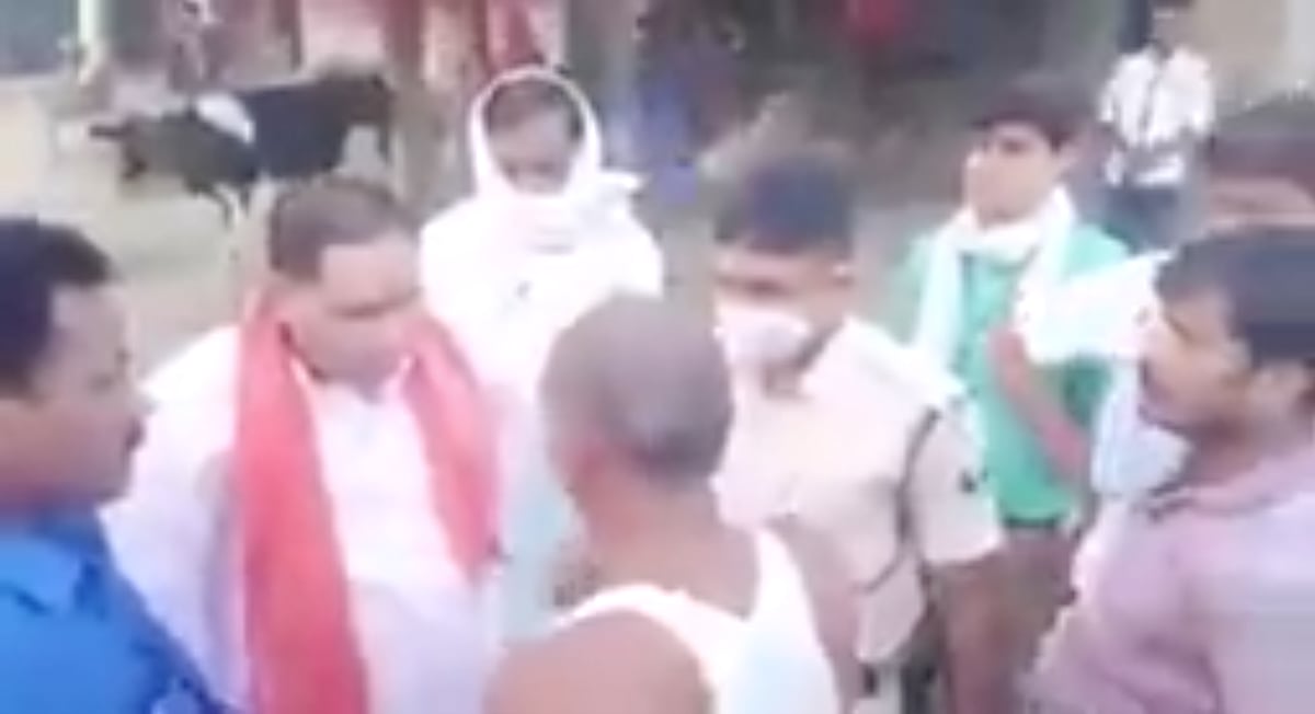 Bihar Election 2020: Minister Maheshwar Hazari heckled by locals in Samastipur, asked to go back