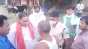 Bihar Election 2020: Minister Maheshwar Hazari heckled by locals in Samastipur, asked to go back