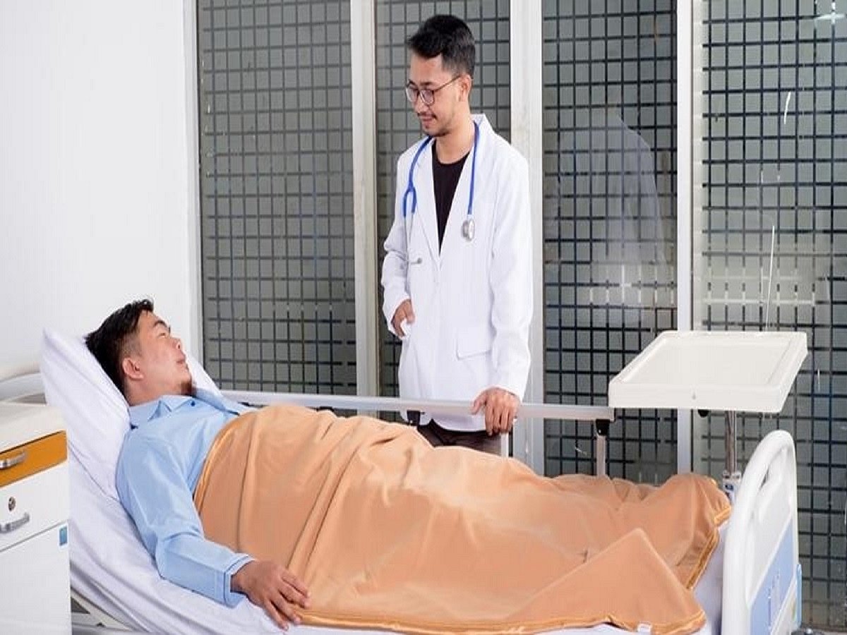 Disability due to delayed treatment of a brain stroke  