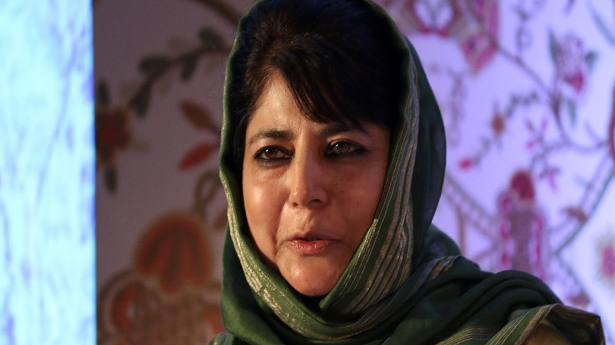 PDP chief Mehbooba Mufti (Photo Courtesy: IANS)