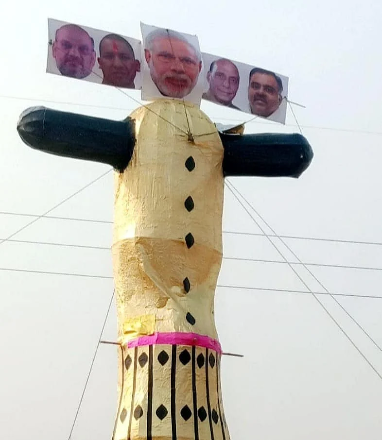 ‘Dangerous precedent’, says Rahul Gandhi after  farmers in Punjab burn effigies of PM Modi over farm laws