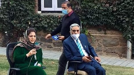 PDP Chief Mehbooba Mufti (Photo courtesy: Twitter)